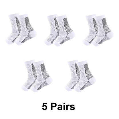 Toeless Compression Ankle Socks- 3/5 Pairs